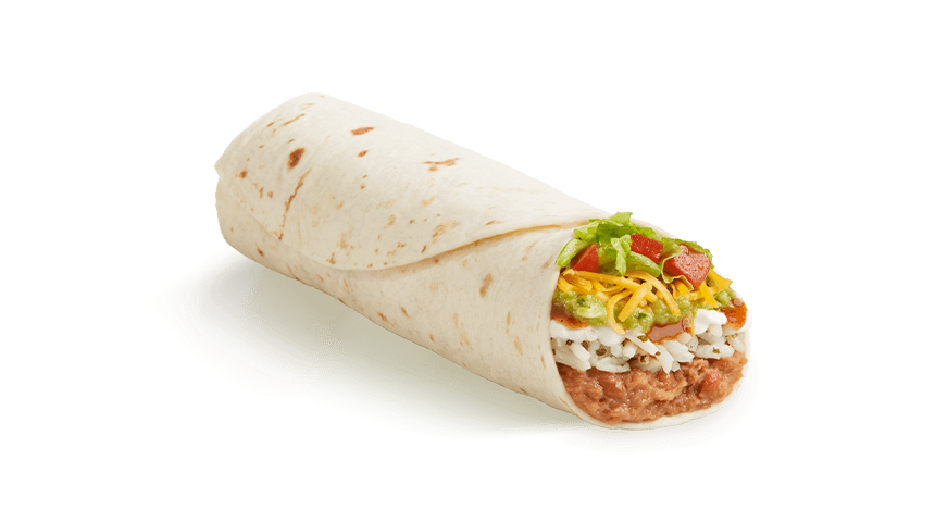 8 Layer Veggie Burrito